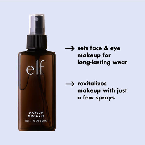 e.l.f. Makeup Mist & Set – Long-Lasting Hydrating Setting Spray