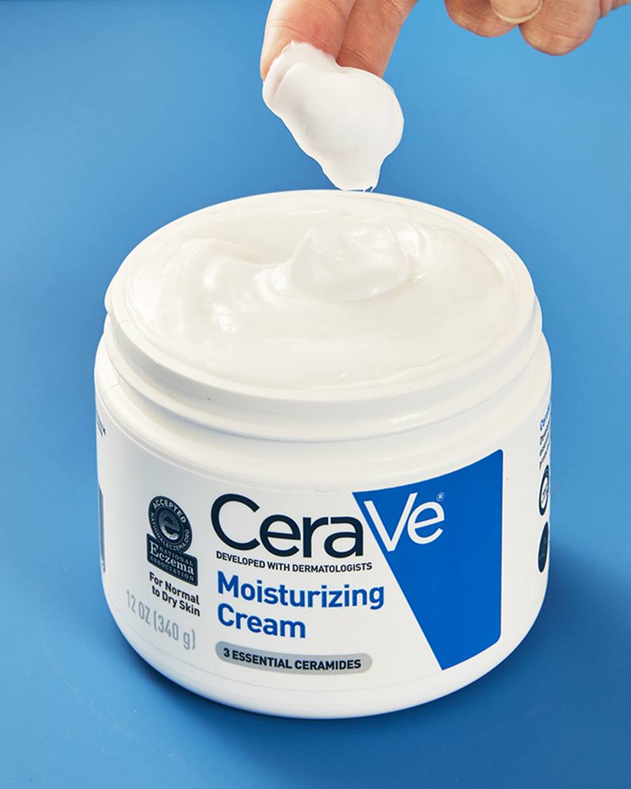 CeraVe Moisturizing Cream (454g) – Daily Face & Body Moisturizer for Dry Skin